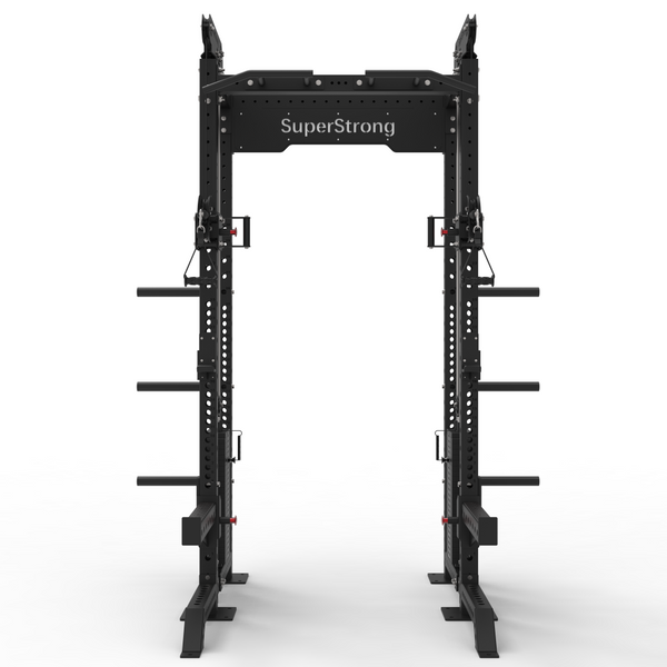 PRO Half Rack with Cables - 2 x 120kg Stacks - Energy Tool