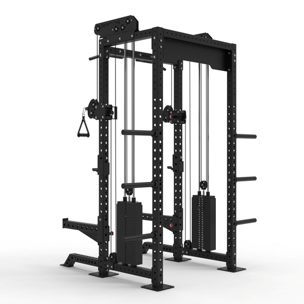 PRO Half Rack with Cables - 2 x 120kg Stacks - Energy Tool