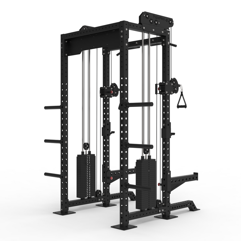 PRO Half Rack with Cables - 2 x 120kg Stacks - Energy Tool