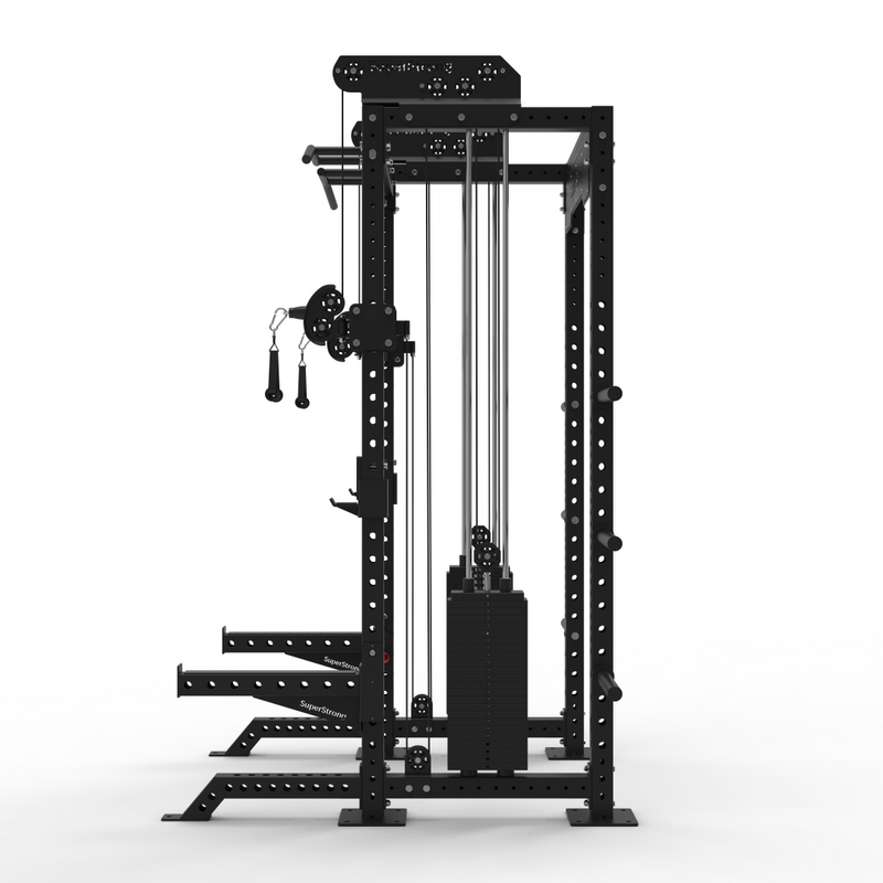PRO Half Rack with Cables - 2 x 120kg Stacks - Energy Tool