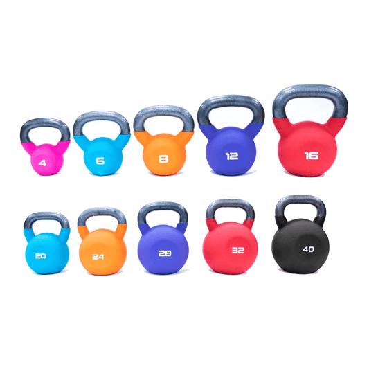 JORDAN Neoprene Covered Kettlebell (4 - 40Kg) - Energy Tool